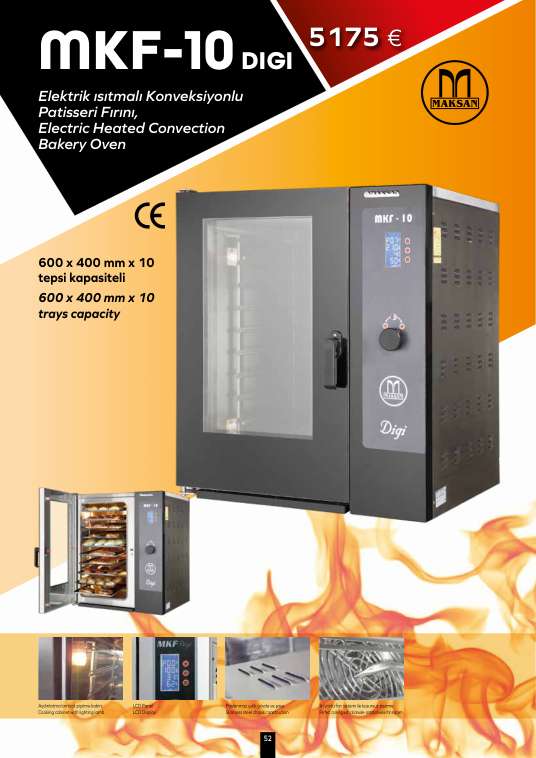 معدات مطابخ تجارية – MKF-10 DIGI